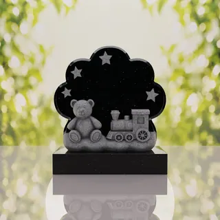 Teddy Bear Train Child Headstone thumbnail 6