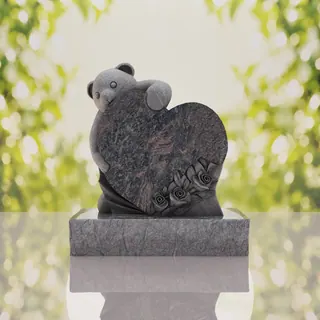 Teddy Heart Child Headstone thumbnail 5