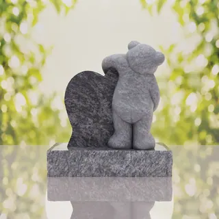 Teddy Heart Child Headstone thumbnail 12