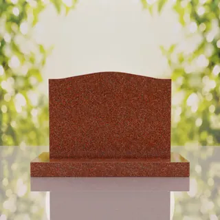 Serpentine Upright Headstone thumbnail 13