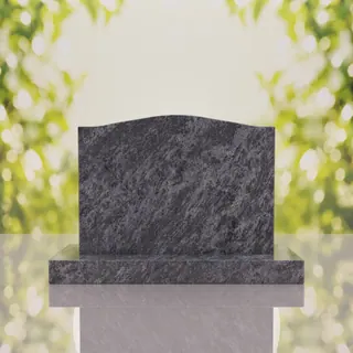 Serpentine Upright Headstone thumbnail 2