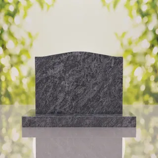 Serpentine Upright Headstone thumbnail 4