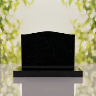 Serpentine Upright Headstone thumbnail 6
