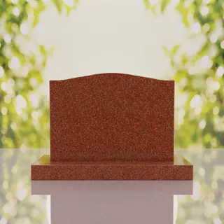 Serpentine Upright Headstone thumbnail 15