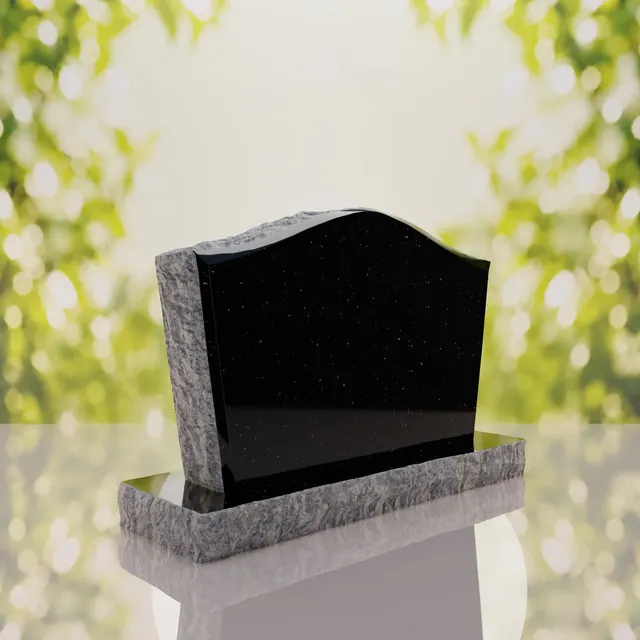 Serpentine Upright Granite Headstone