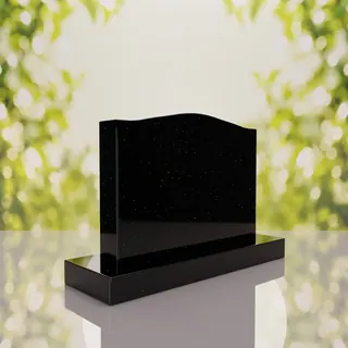 Serpentine Upright Headstone thumbnail 1