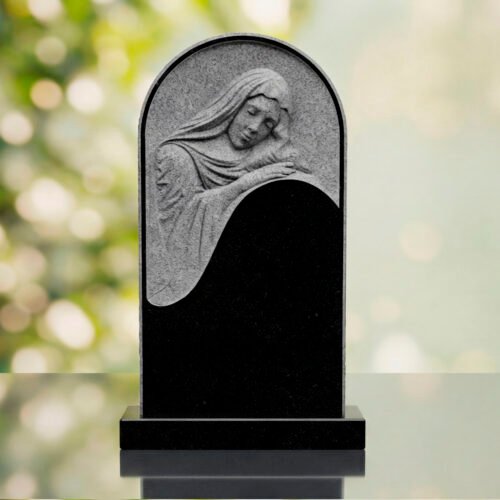 Special Shaped Madonna Headstone