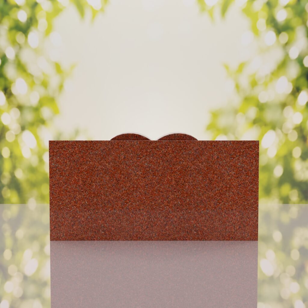Heart Slant Headstone