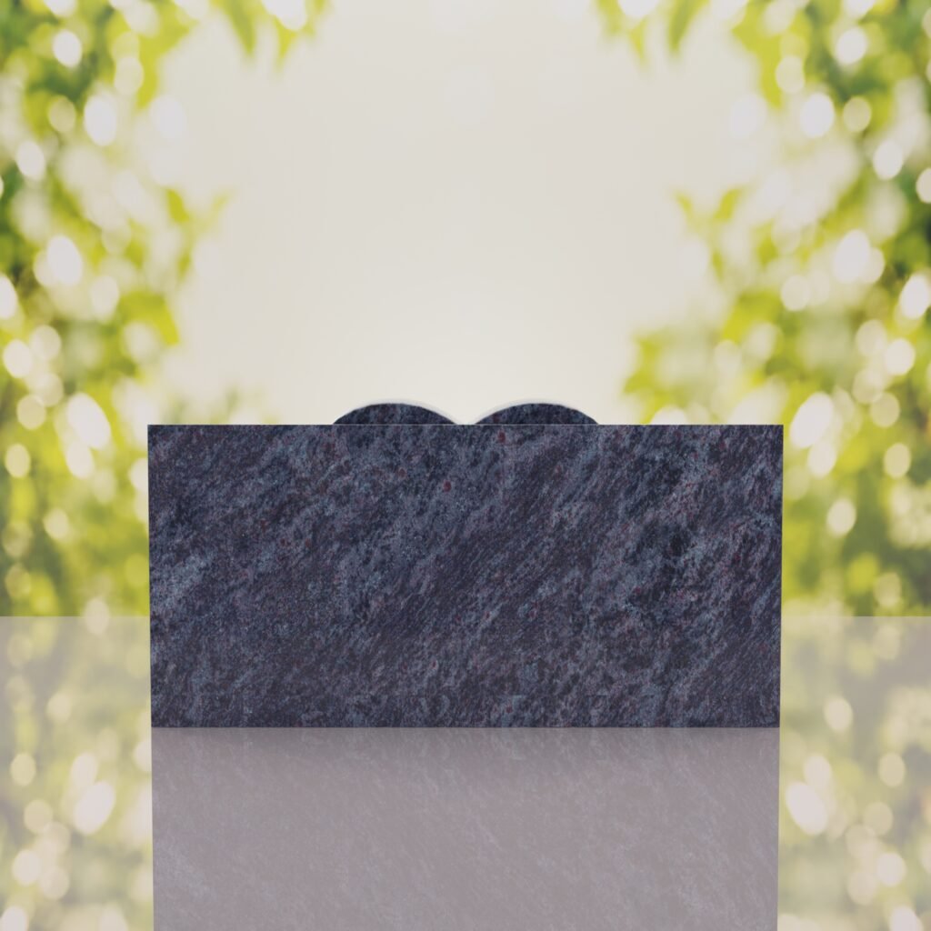 Heart Slant Headstone