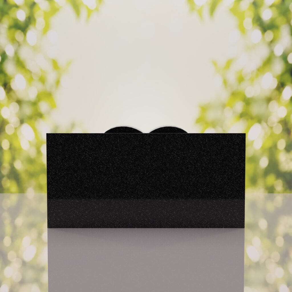 Heart Slant Headstone