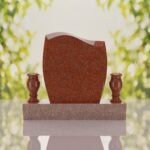 Wave Upright Headstone