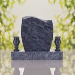 Wave Upright Headstone