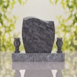 Wave Upright Headstone