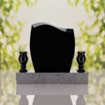 Wave Upright Headstone