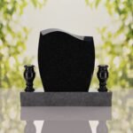 Wave Upright Headstone