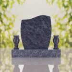 Wave Upright Headstone