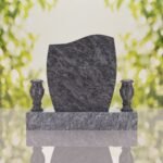 Wave Upright Headstone