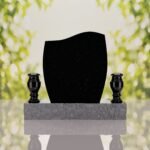 Wave Upright Headstone