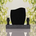 Wave Upright Headstone