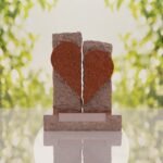 Broken Heart Companion Headstone