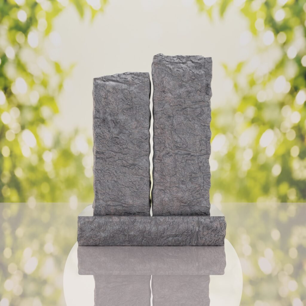 Broken Heart Companion Headstone