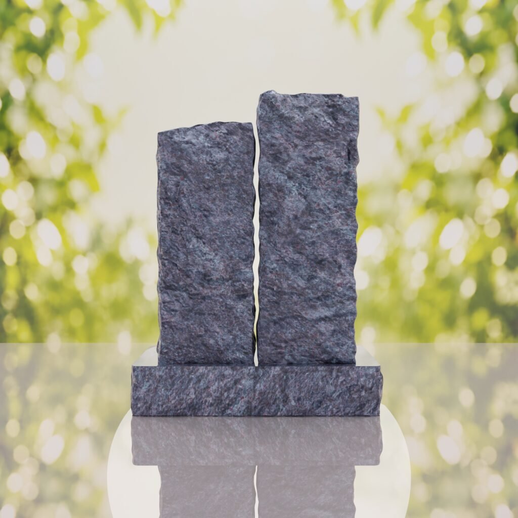 Broken Heart Companion Headstone