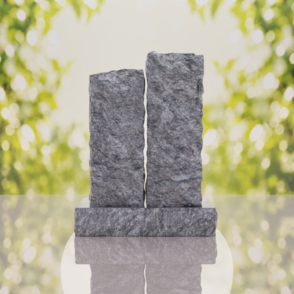 Broken Heart Companion Headstone