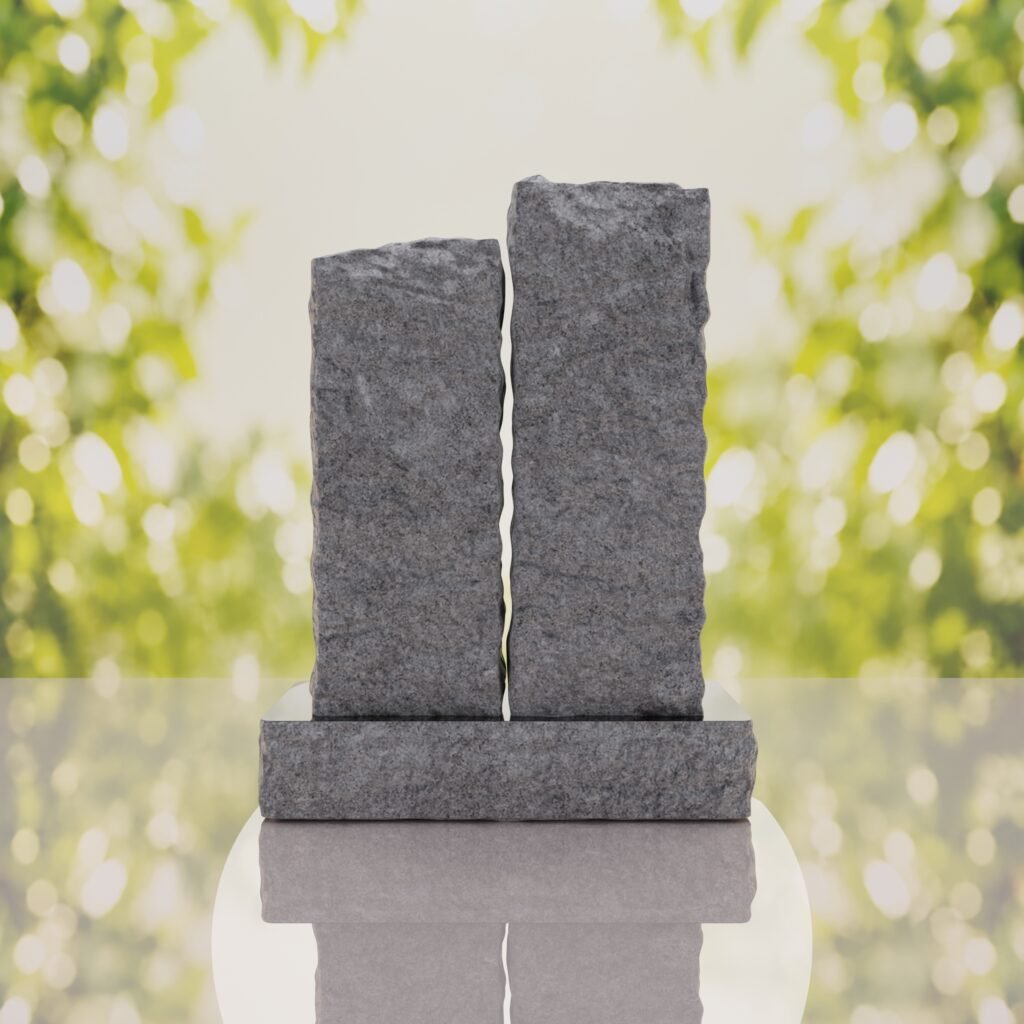 Broken Heart Companion Headstone