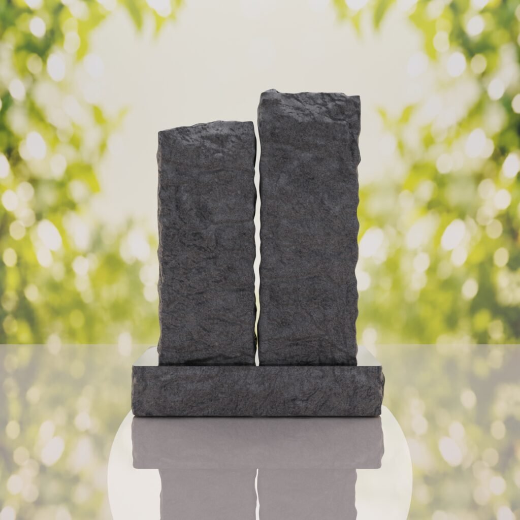 Broken Heart Companion Headstone