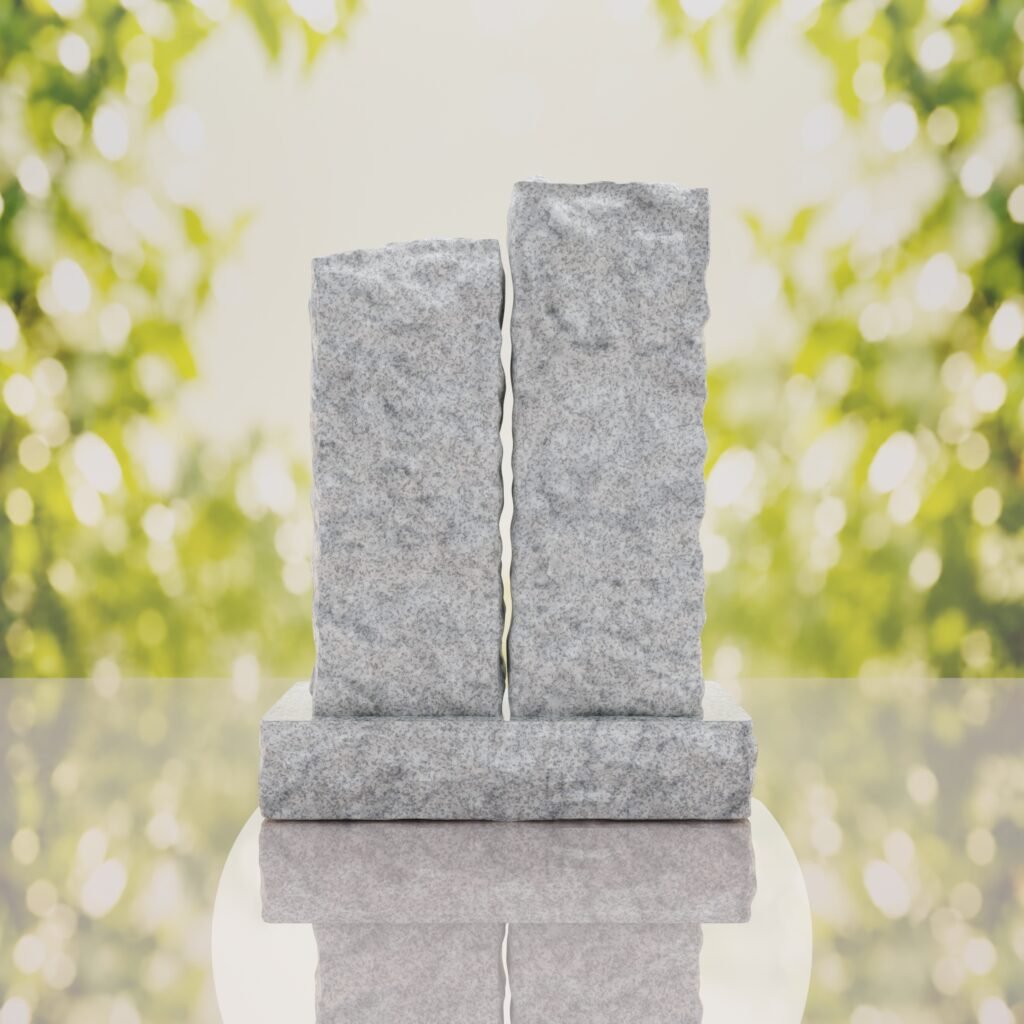 Broken Heart Companion Headstone