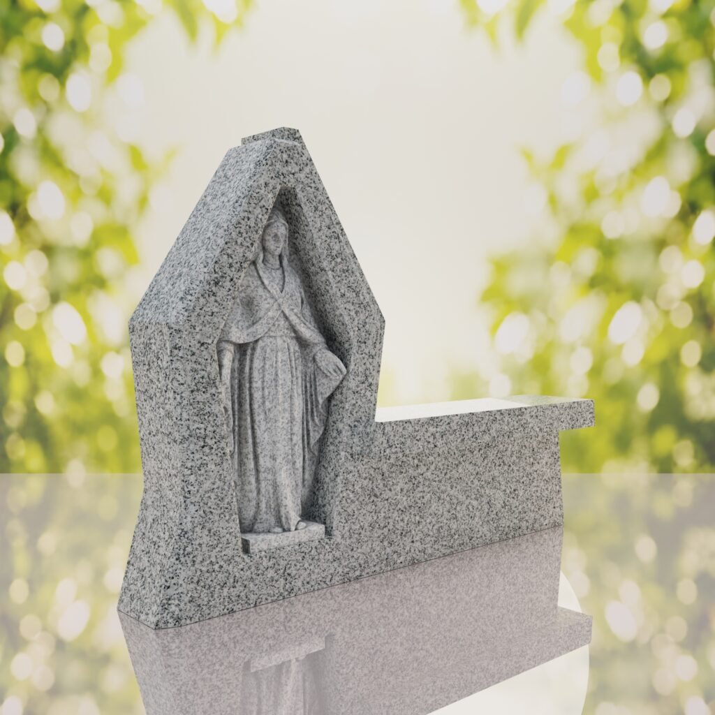Madonna Granite Memorial Bench