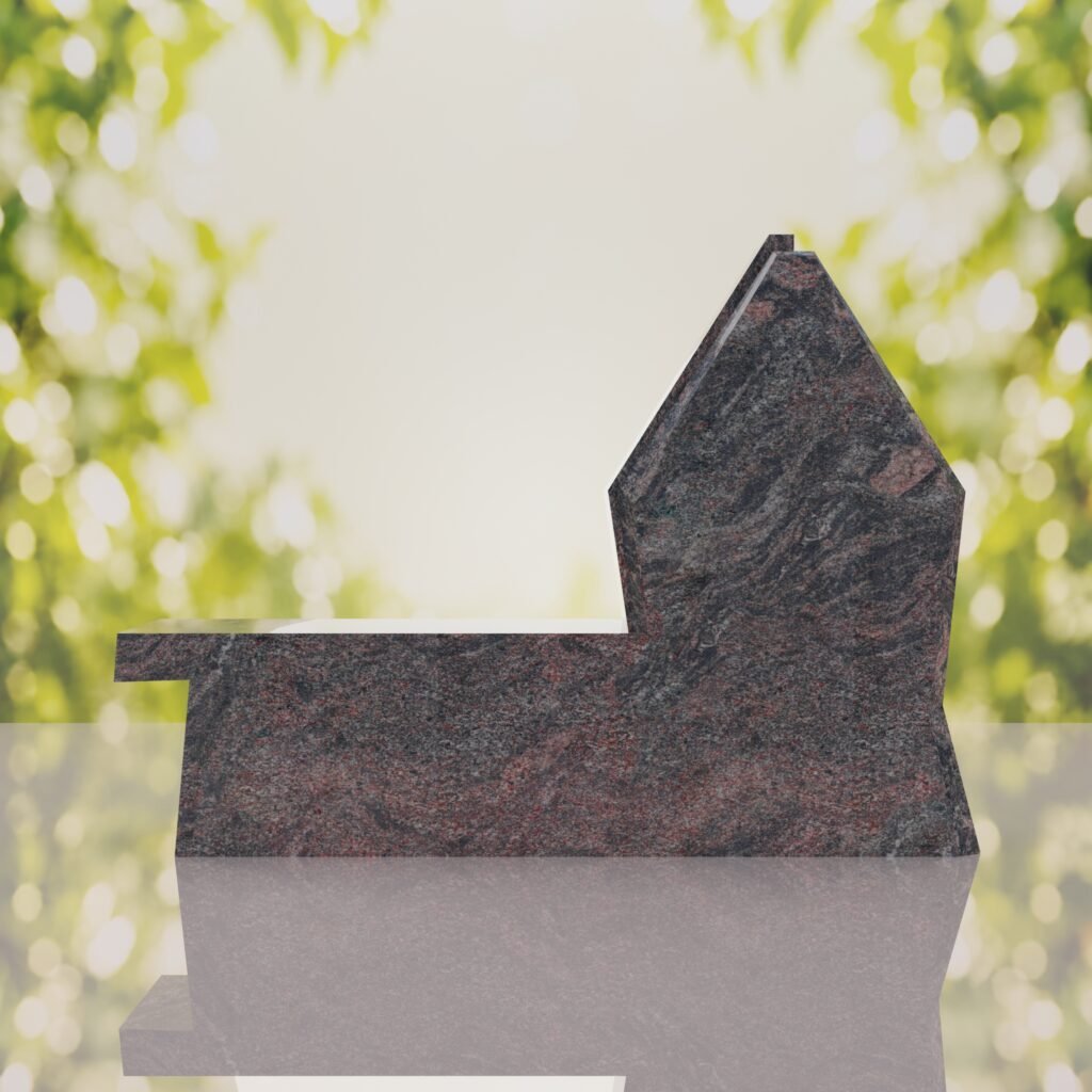 Madonna Granite Memorial Bench