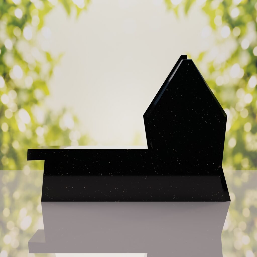 Madonna Granite Memorial Bench