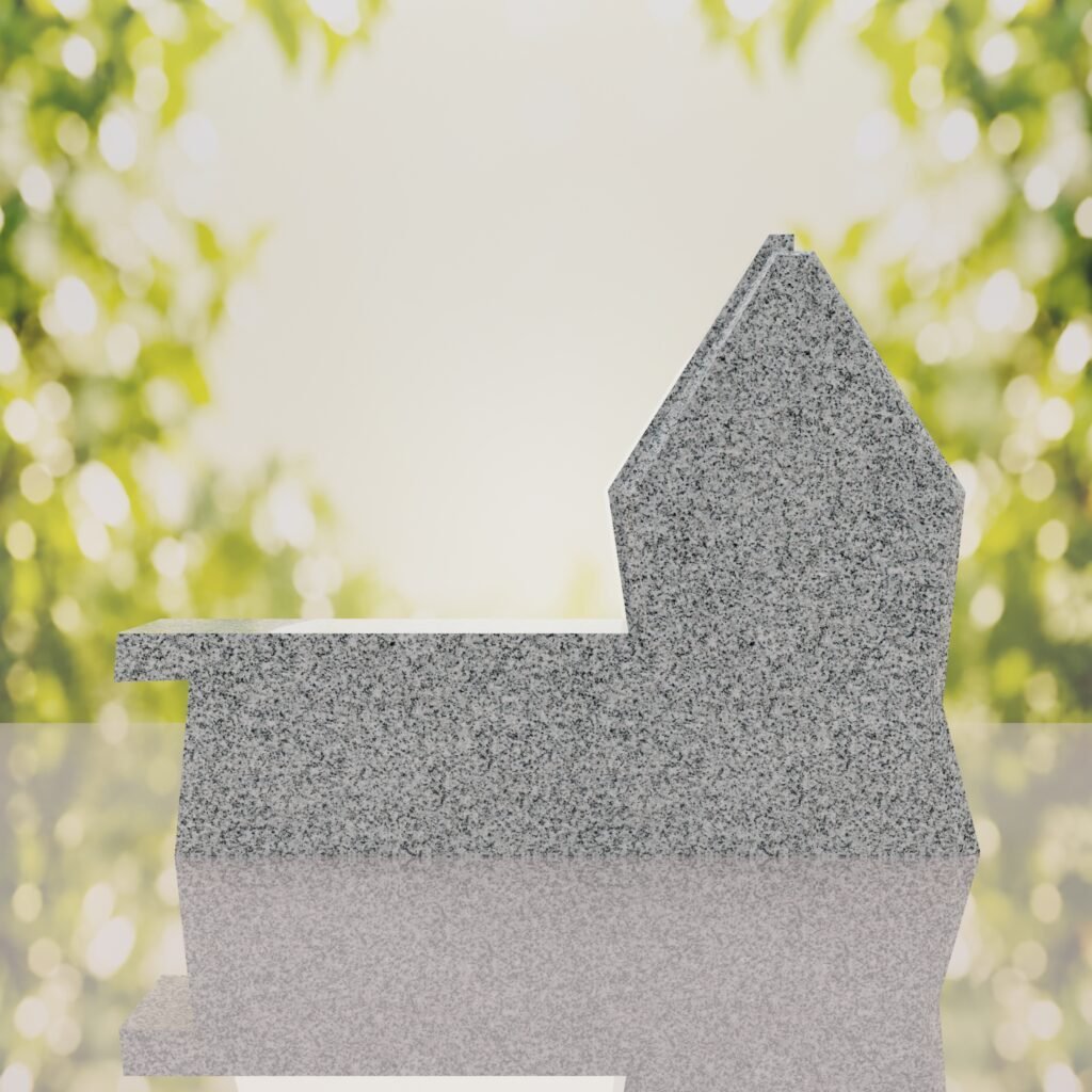 Madonna Granite Memorial Bench