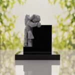 Sleeping Angel Upright Headstone