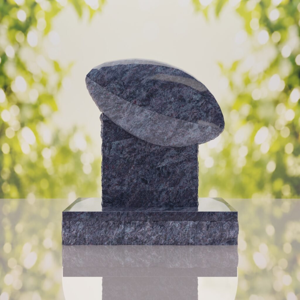 Rugby Ball Headstone