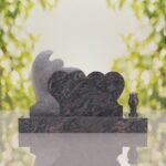 Angel Companion Heart Headstone