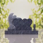 Angel Companion Heart Headstone