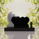 Angel Companion Heart Headstone