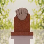 Baseball Glove Headstone