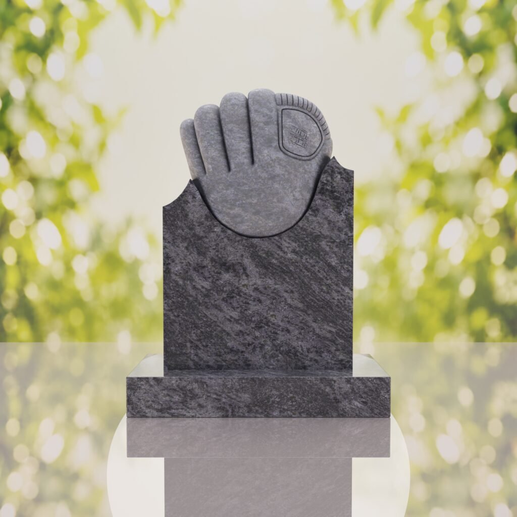 Baseball Glove Headstone
