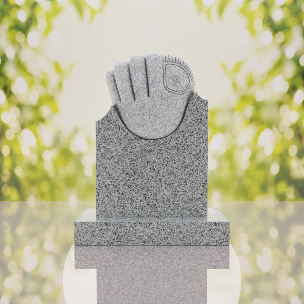 Baseball Glove Headstone