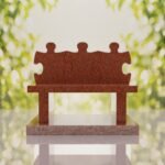 Puzzle Bench Headstone