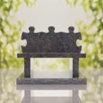 Puzzle Bench Headstone