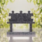 Puzzle Bench Headstone