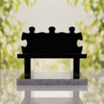Puzzle Bench Headstone
