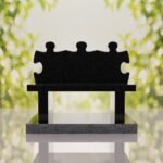 Puzzle Bench Headstone