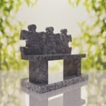 Puzzle Bench Headstone