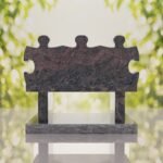 Puzzle Bench Headstone