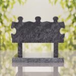 Puzzle Bench Headstone